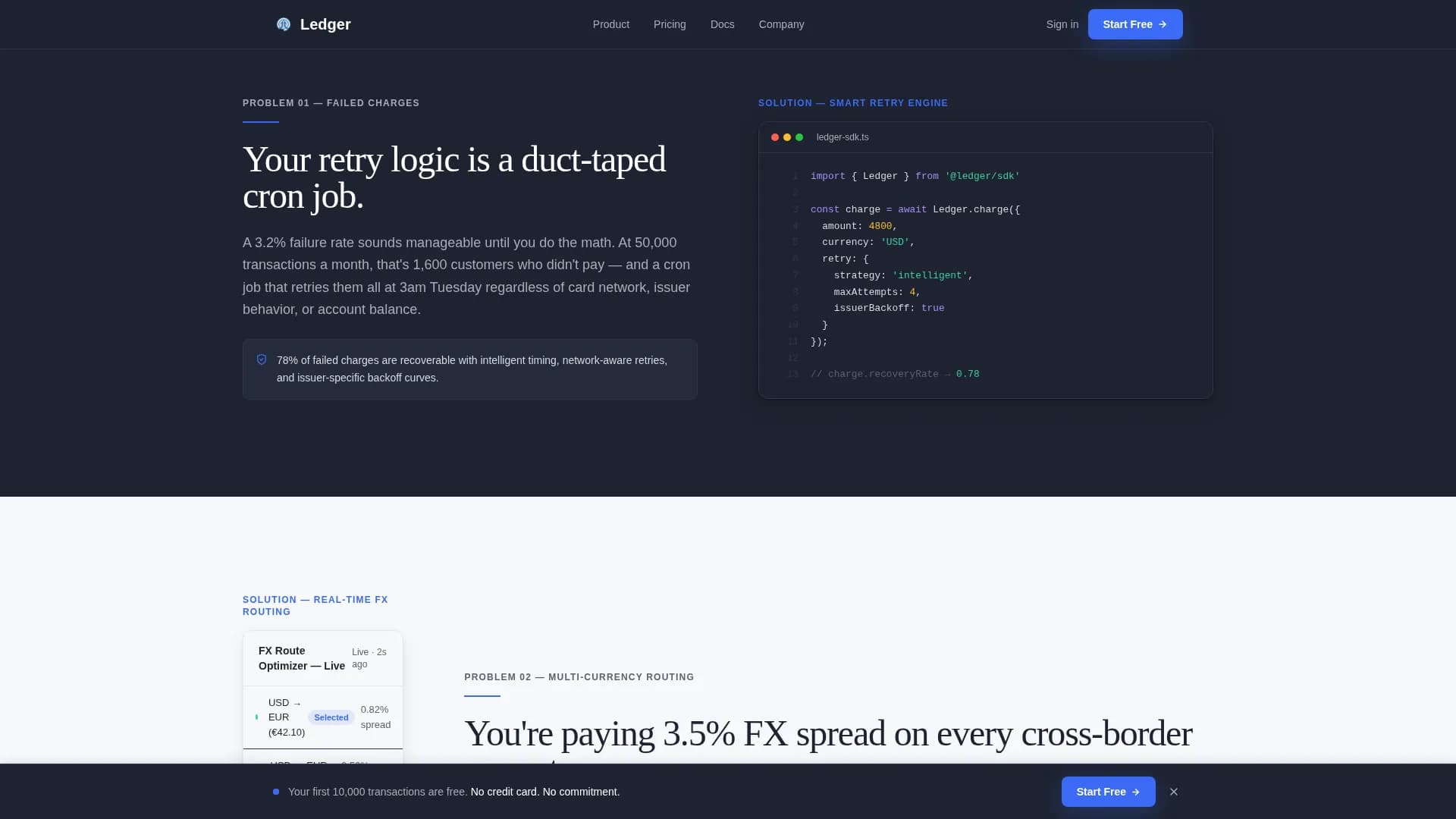 Vault — Premium Payment Gateway Landing Page Template