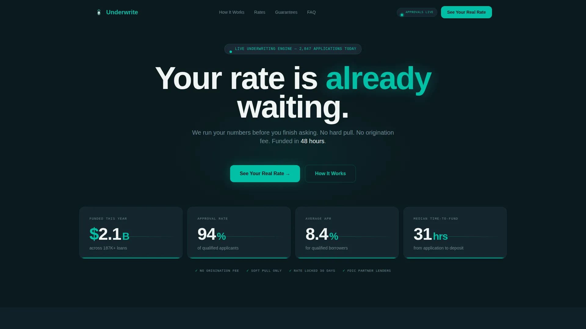Authorize — Smart Loan Approval Landing Page Template