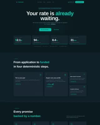 Authorize — Smart Loan Approval Landing Page Template