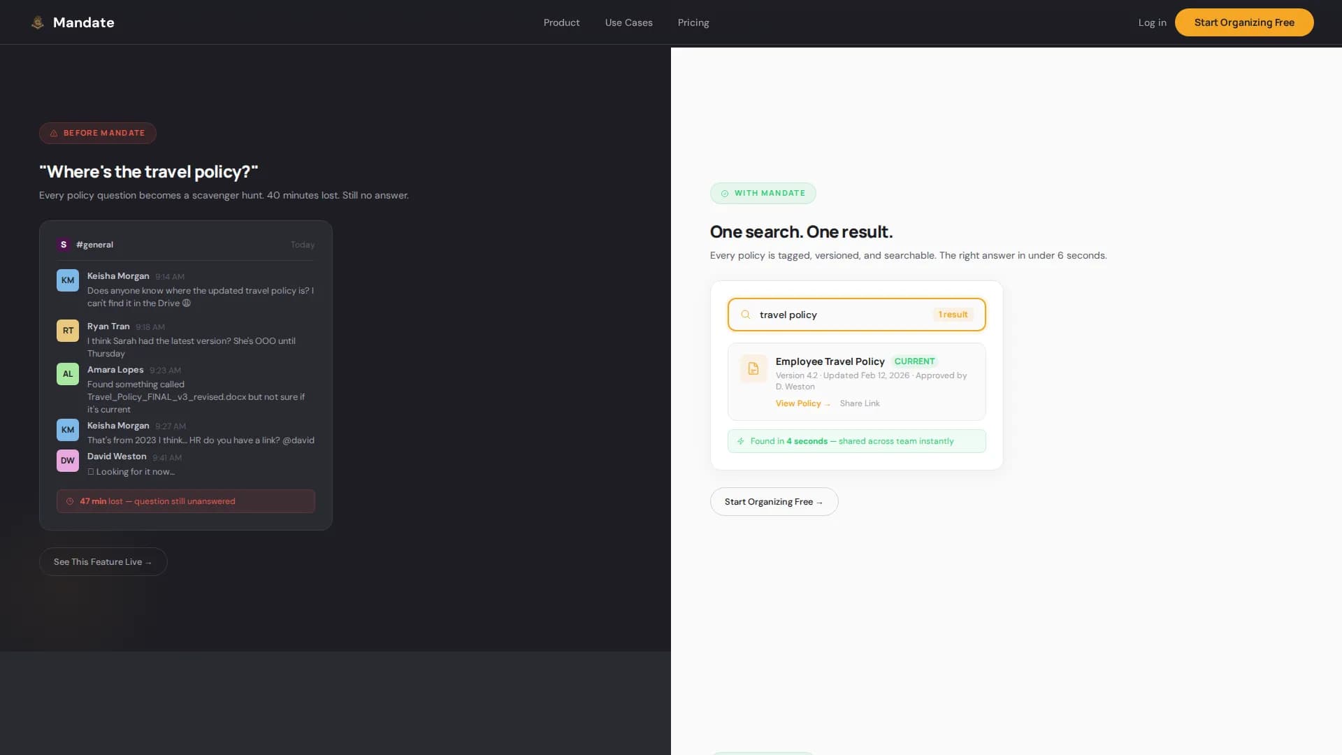 Accelerate — Agile Startup Policies Landing Page Template