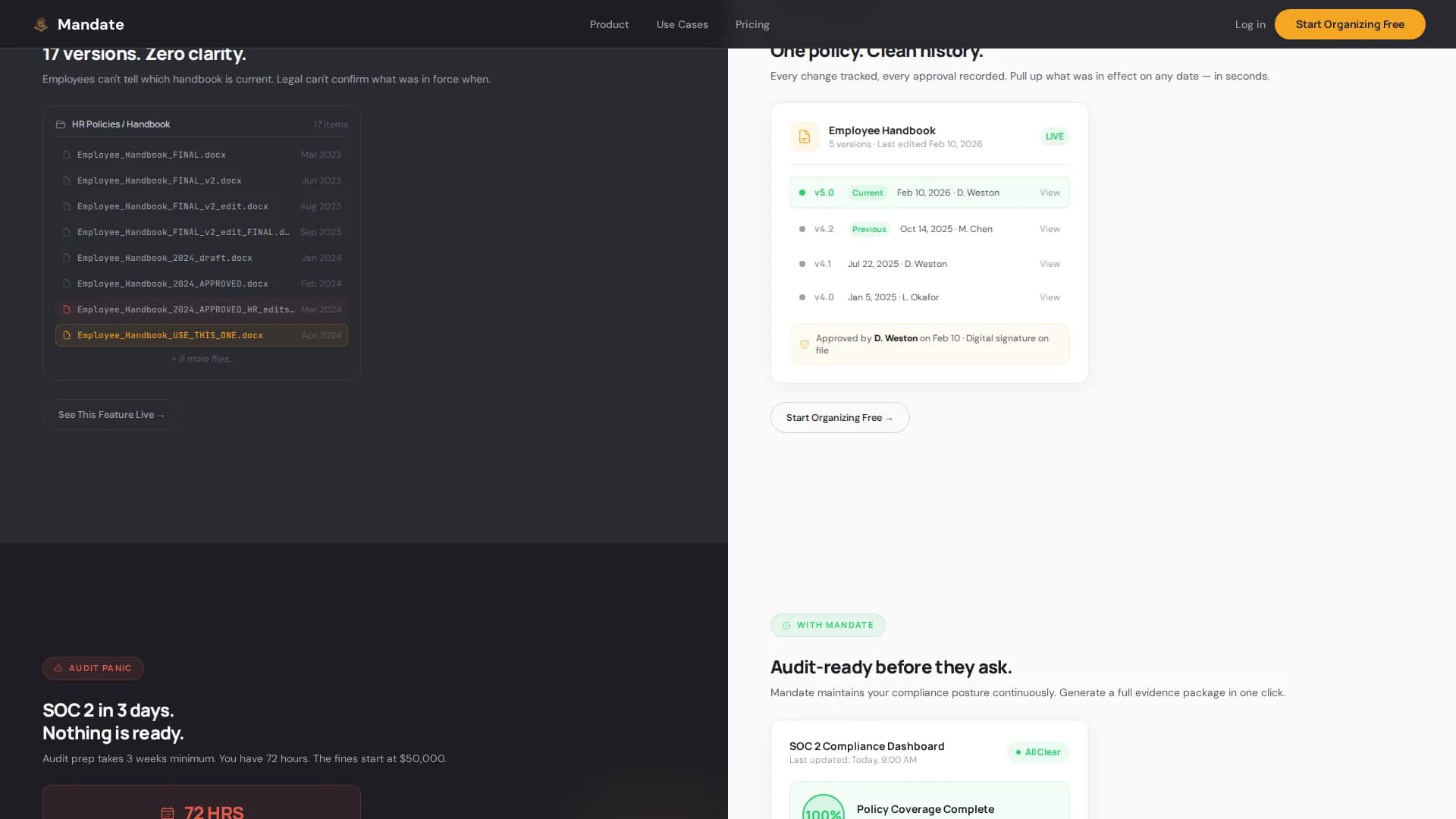 Accelerate — Agile Startup Policies Landing Page Template