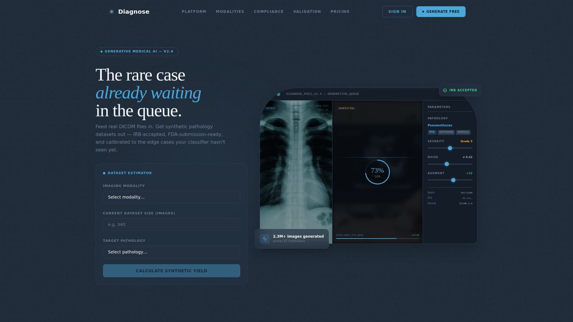 AI for Healthcare Reviews Website Template