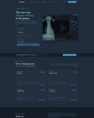 AI for Healthcare Reviews Website Template