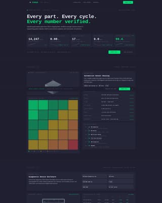 Forge - Precision Plastics Landing Page Template