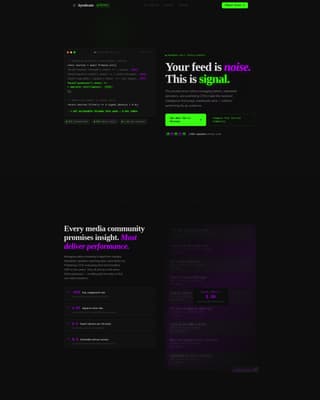 Media & Publishing Digital Presence Professional Website Template