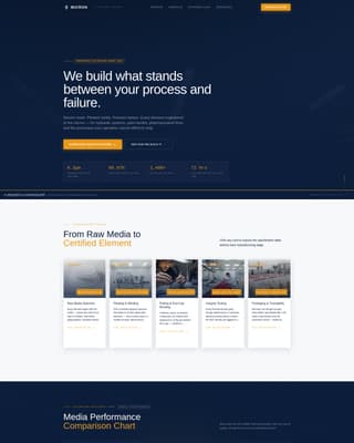 Micron - Precision Filter Landing Page Template