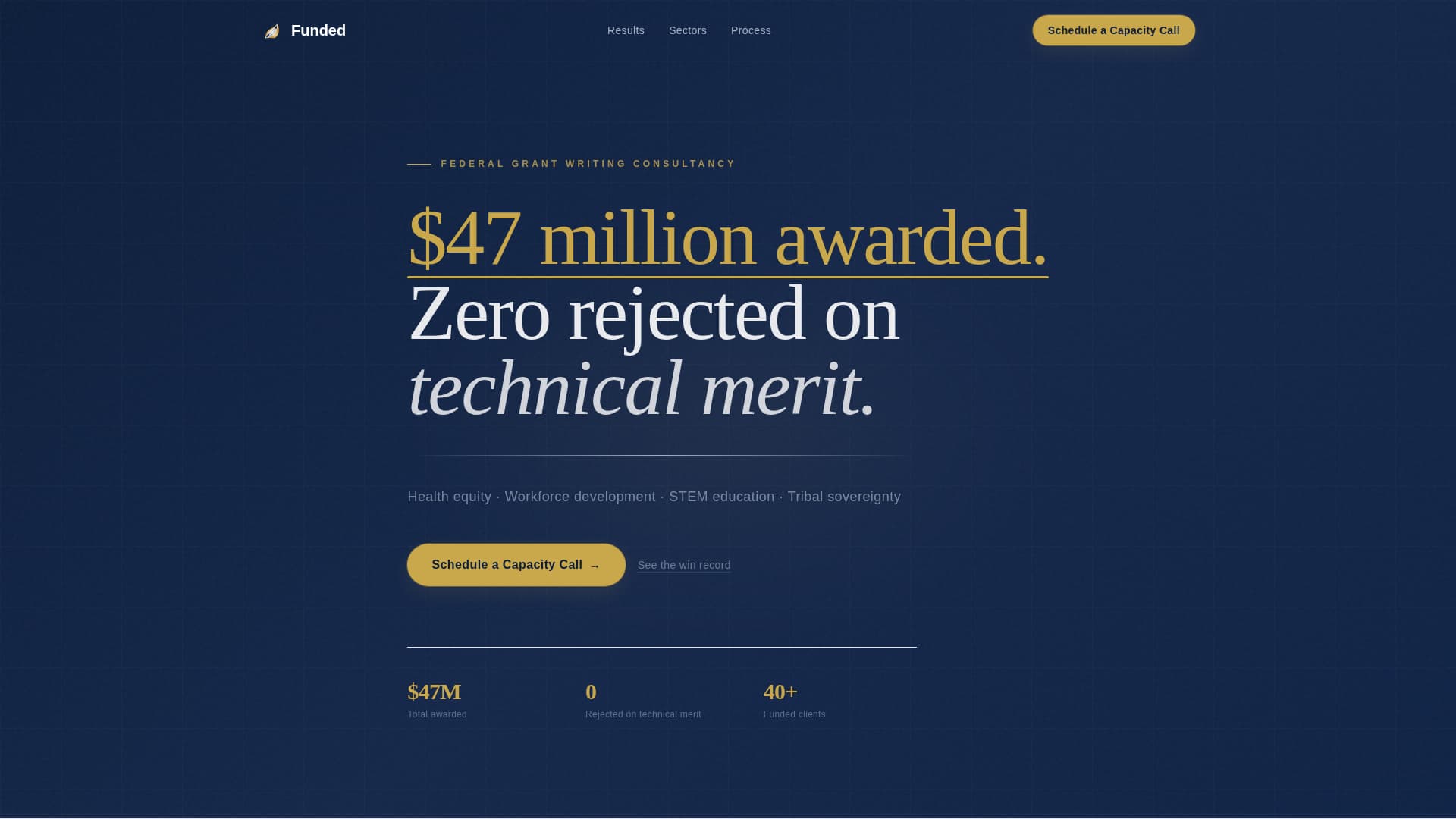 Grant Writer Booking Website Template