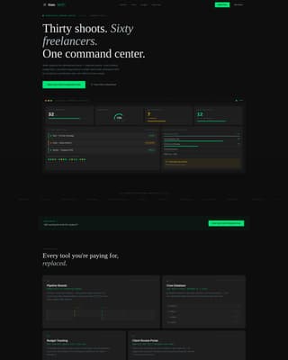 Video Production Vertical SaaS Professional Website Template