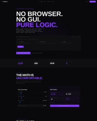Headless Enterprise Software Cost Calculator Website Template