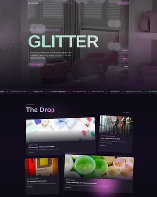 Y2K Fashion Blog Website Template