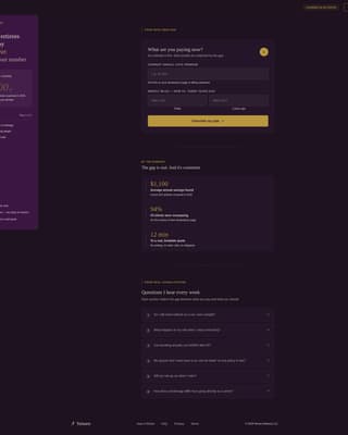 Tenure - Executive Preretiree Landing Page Template