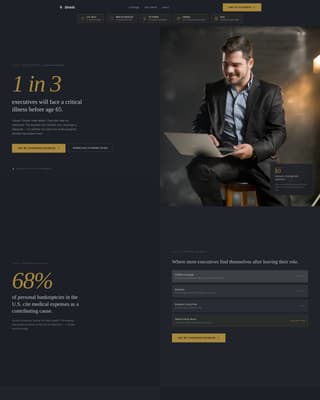 Shield - Executive Preretiree Landing Page Template