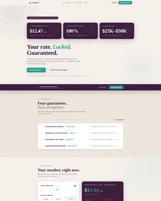 Affirm — Accessible Retiree Life Landing Page Template