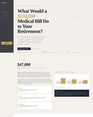 Advanced Retiree Insurance Professional Website Template