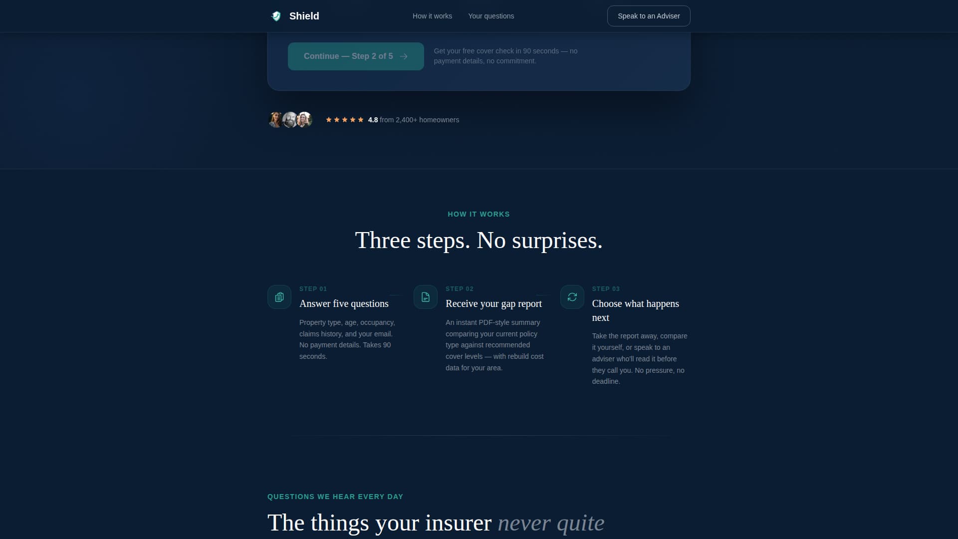 Shield - Trusted Retireeinsurance Landing Page Template