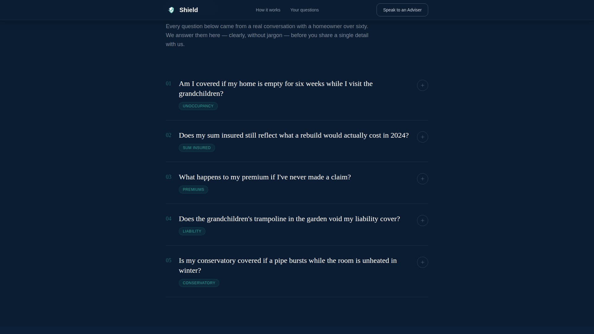 Shield - Trusted Retireeinsurance Landing Page Template
