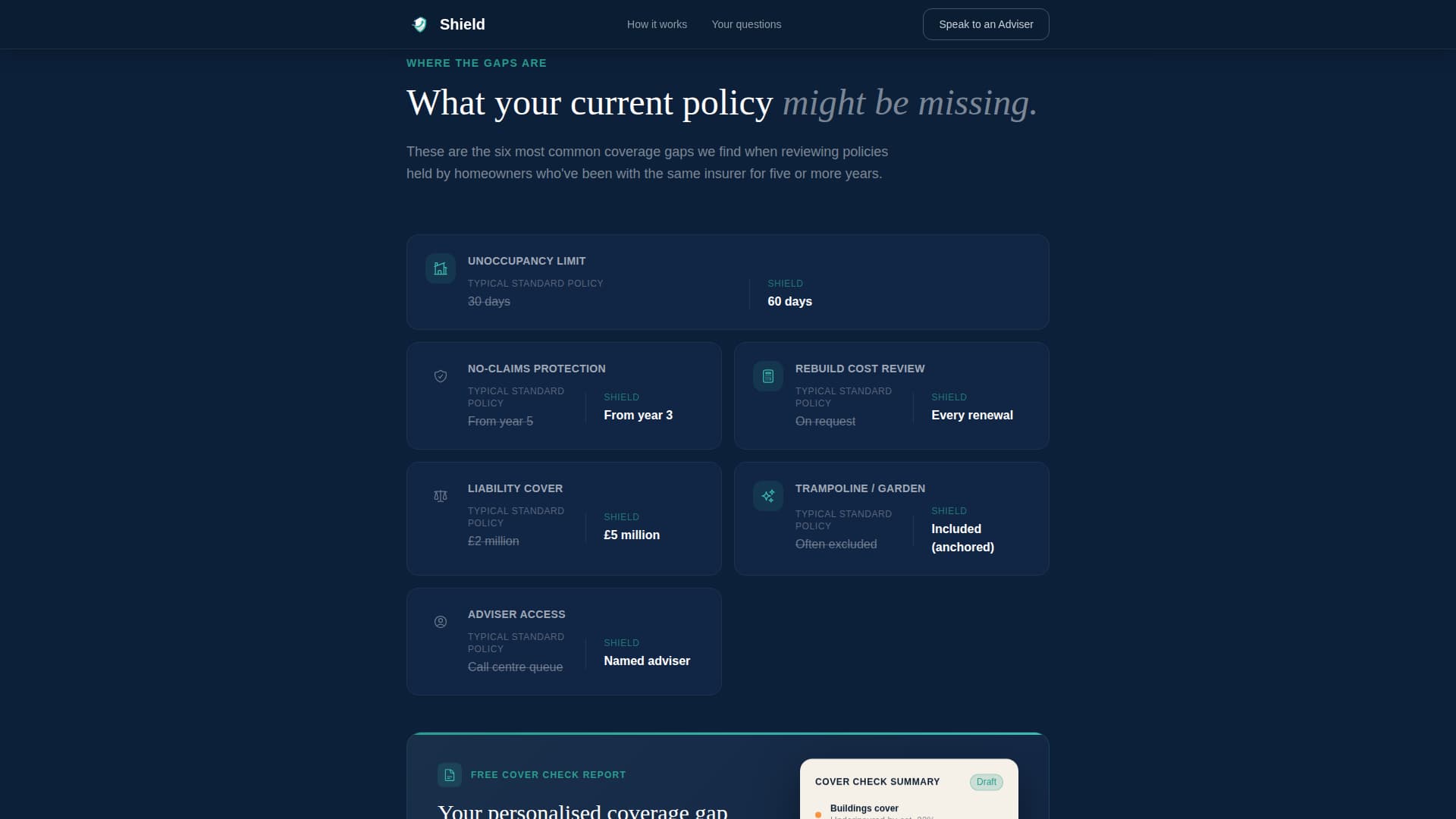 Shield - Trusted Retireeinsurance Landing Page Template