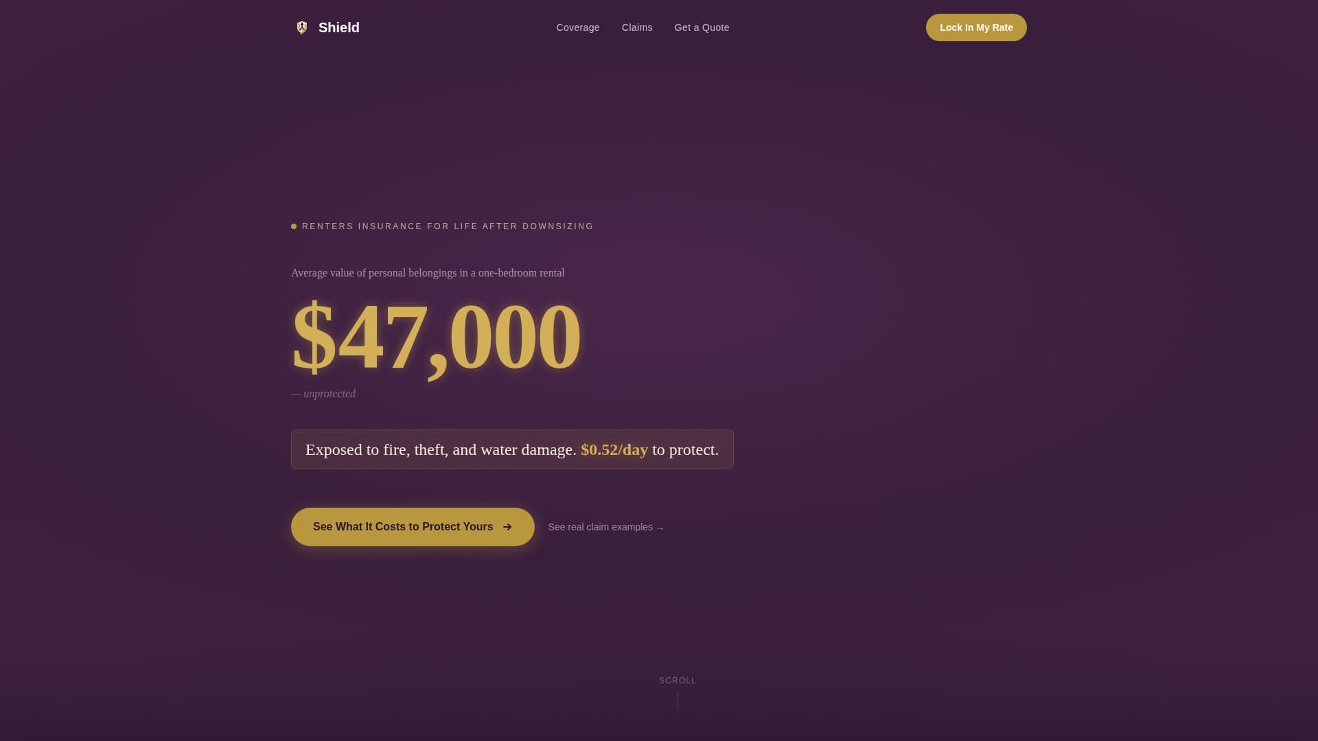 Retiree - Premium Renters Landing Page Template