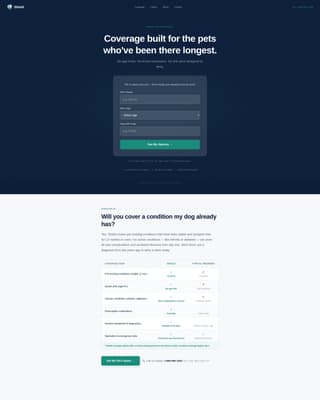 Shield - Trusted Seniorpet Landing Page Template