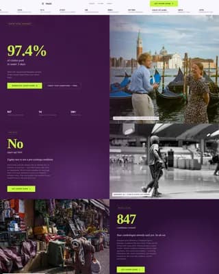 Voyager — Travel Insurance Senior Landing Page Template