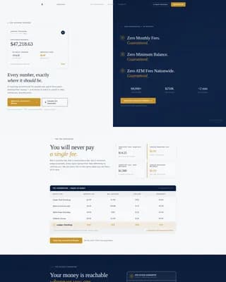 Vault — Senior Checking Account Landing Page Template