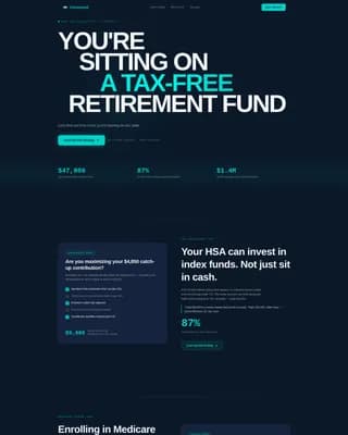 Compound - Score Your Triple-Tax Retirement HSA Landing Page Template