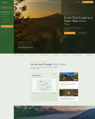 Tourism Office Government Professional Website Template