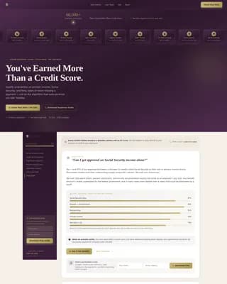 Bridge — Personal Loan Senior Landing Page Template