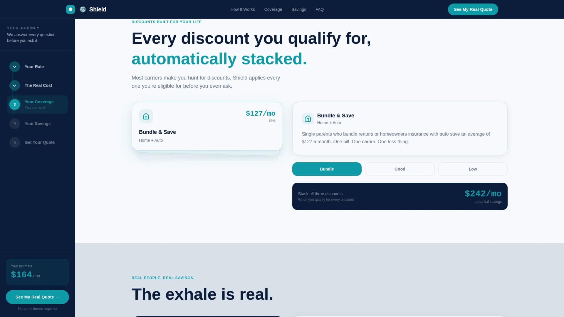 Shield — Solo Parent Auto Landing Page Template