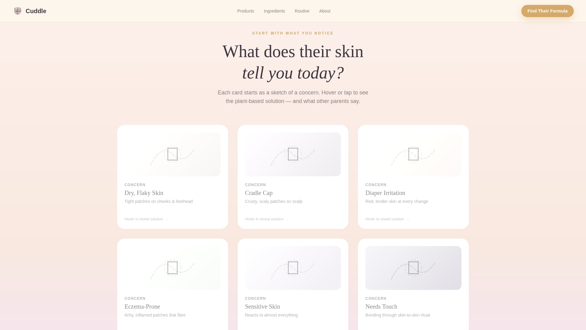 Cuddle - Gentle Babycare Landing Page Template