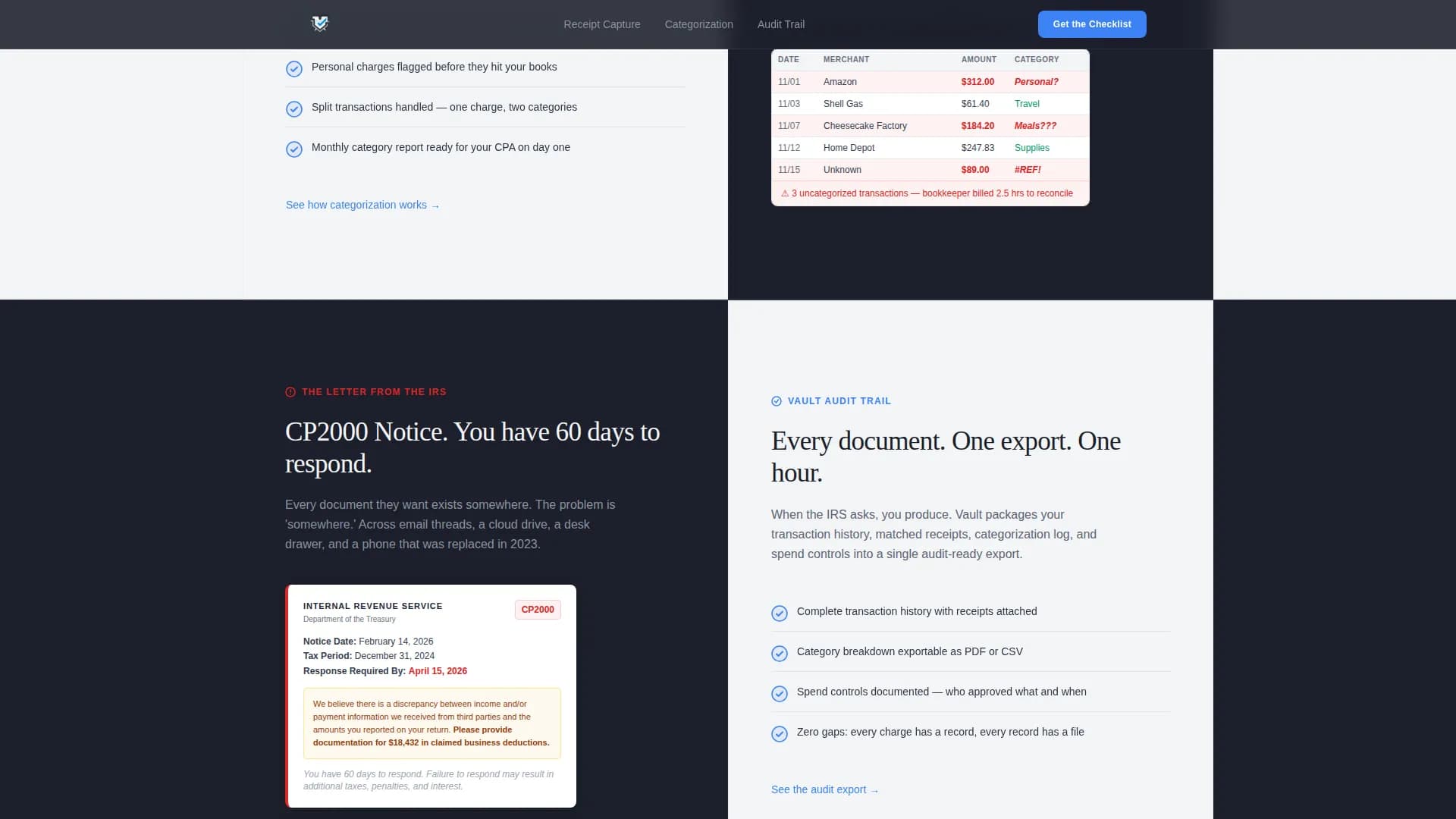 Prime — Business Credit Card Landing Page Template