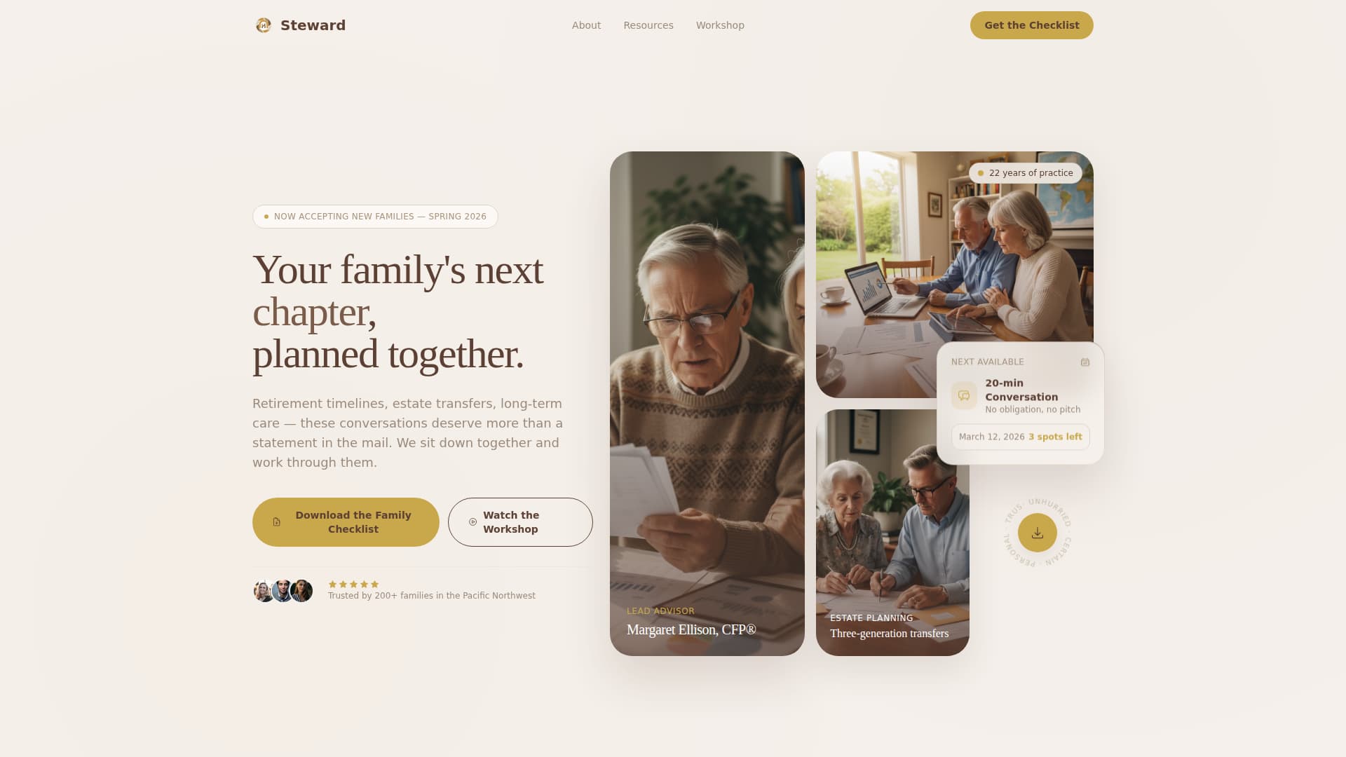 Senior Support Education Website Template