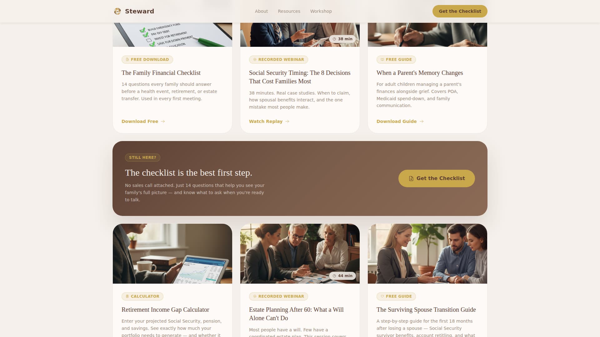 Senior Support Education Website Template