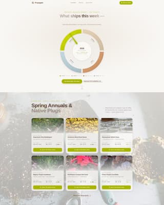 Nursery & Plant Farm Professional Website Template