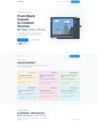 Online Skill Courses Professional Website Template