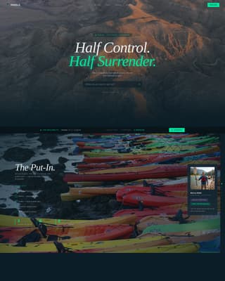 River Rafting & Kayaking Tour Booking Website Template