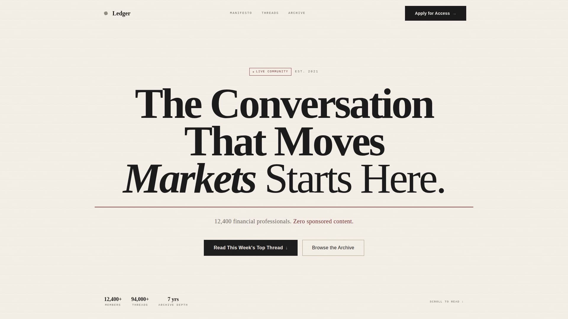 Financial Services Blog & Media Careers Website Template