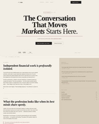 Financial Services Blog & Media Careers Website Template