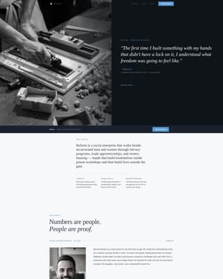 Reform - Powerful Reentry Landing Page Template