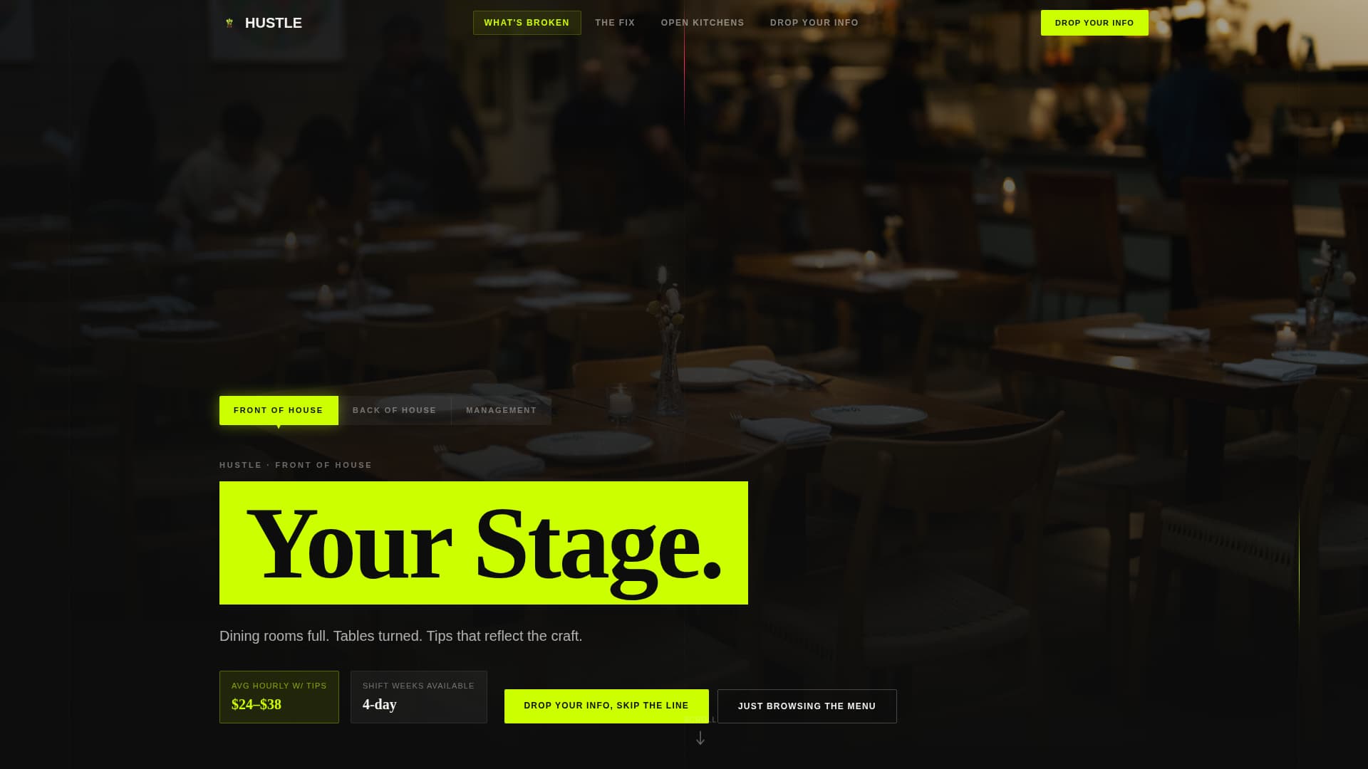Restaurant Careers & Culinary Job Board Website Template