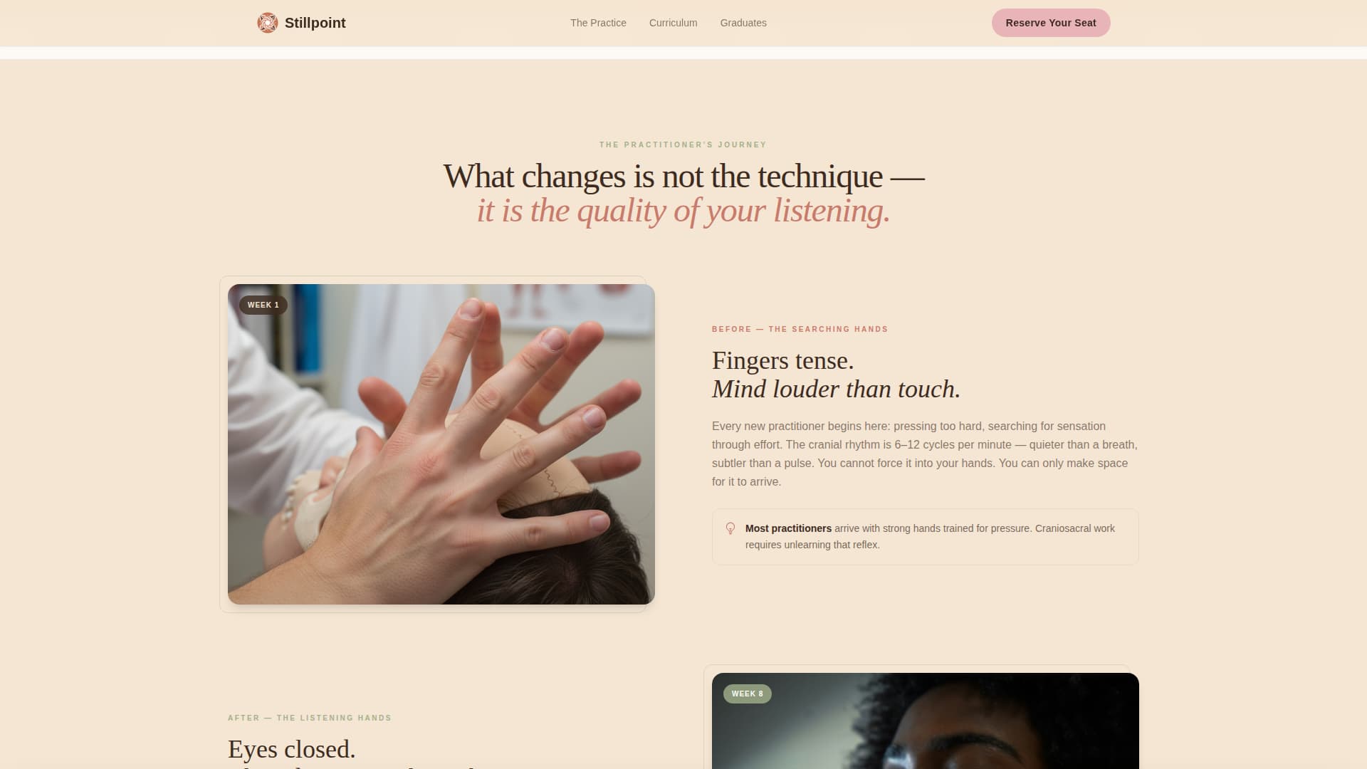 Wellness Modalities Booking Website Template