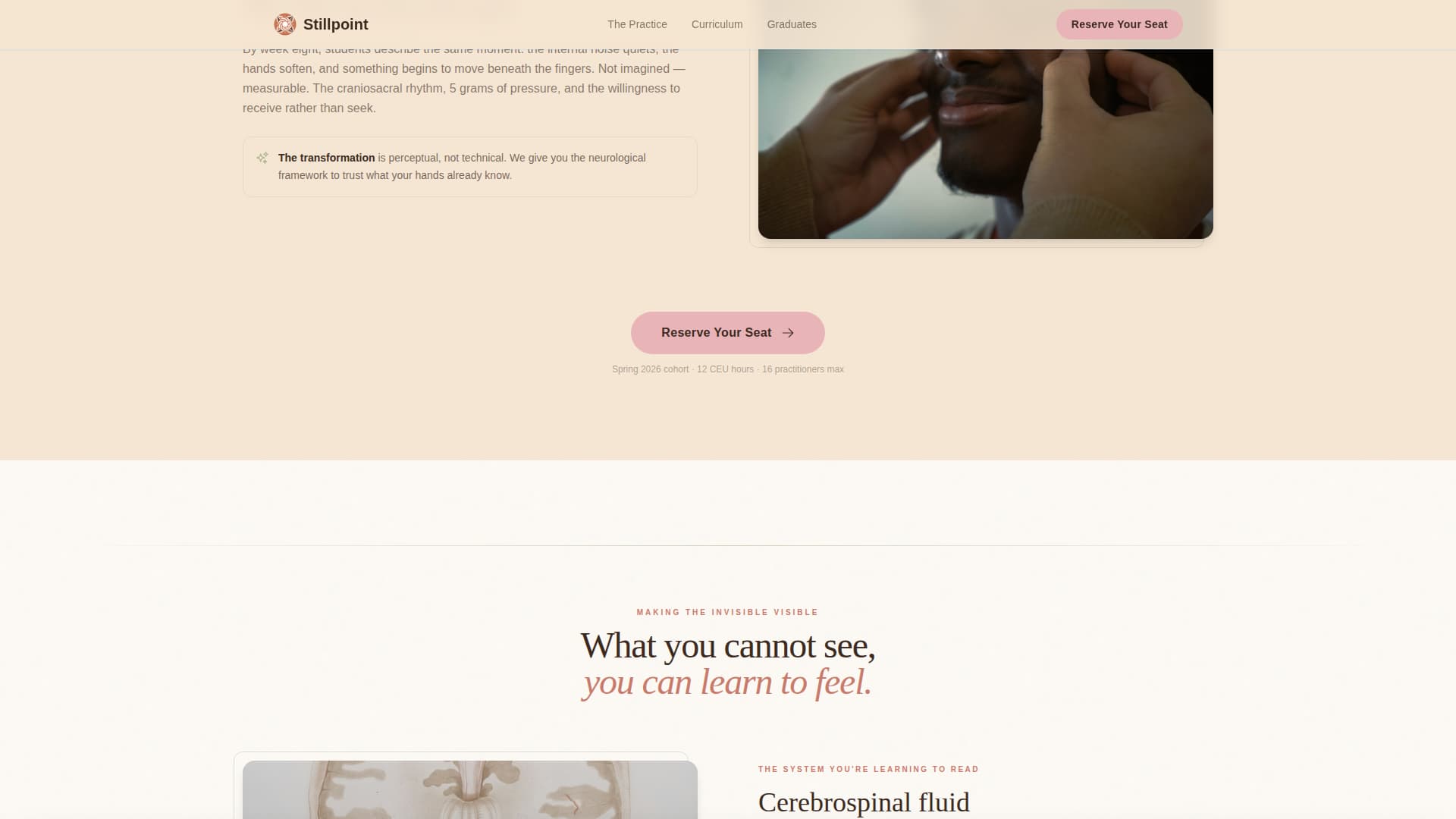 Wellness Modalities Booking Website Template
