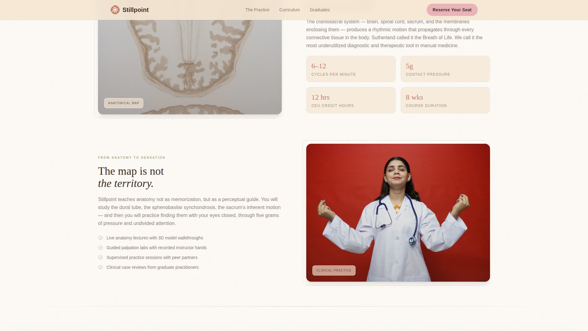 Wellness Modalities Booking Website Template