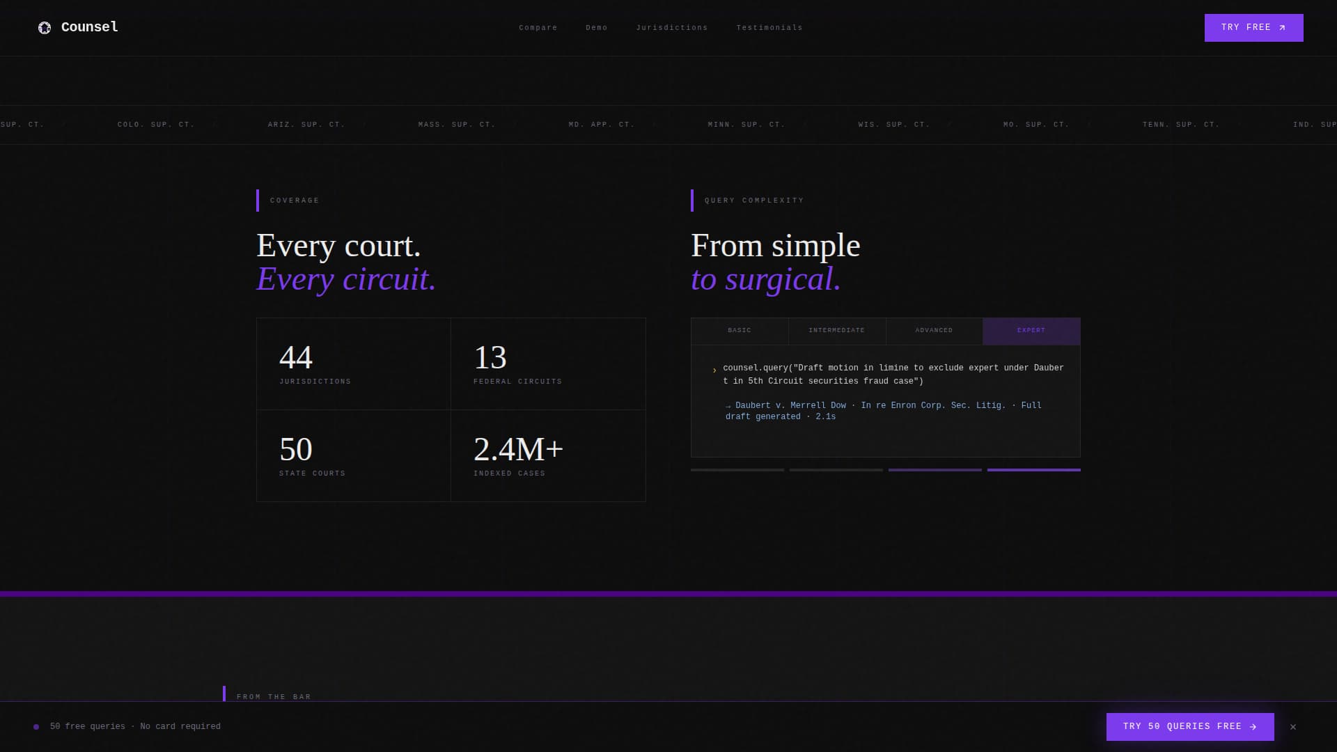 AI for Legal Professional Website Template