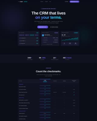 Decentralized Enterprise Software Professional Website Template