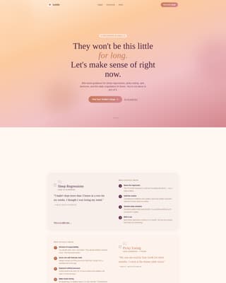 Toddler (1-3) Products & Reviews Website Template