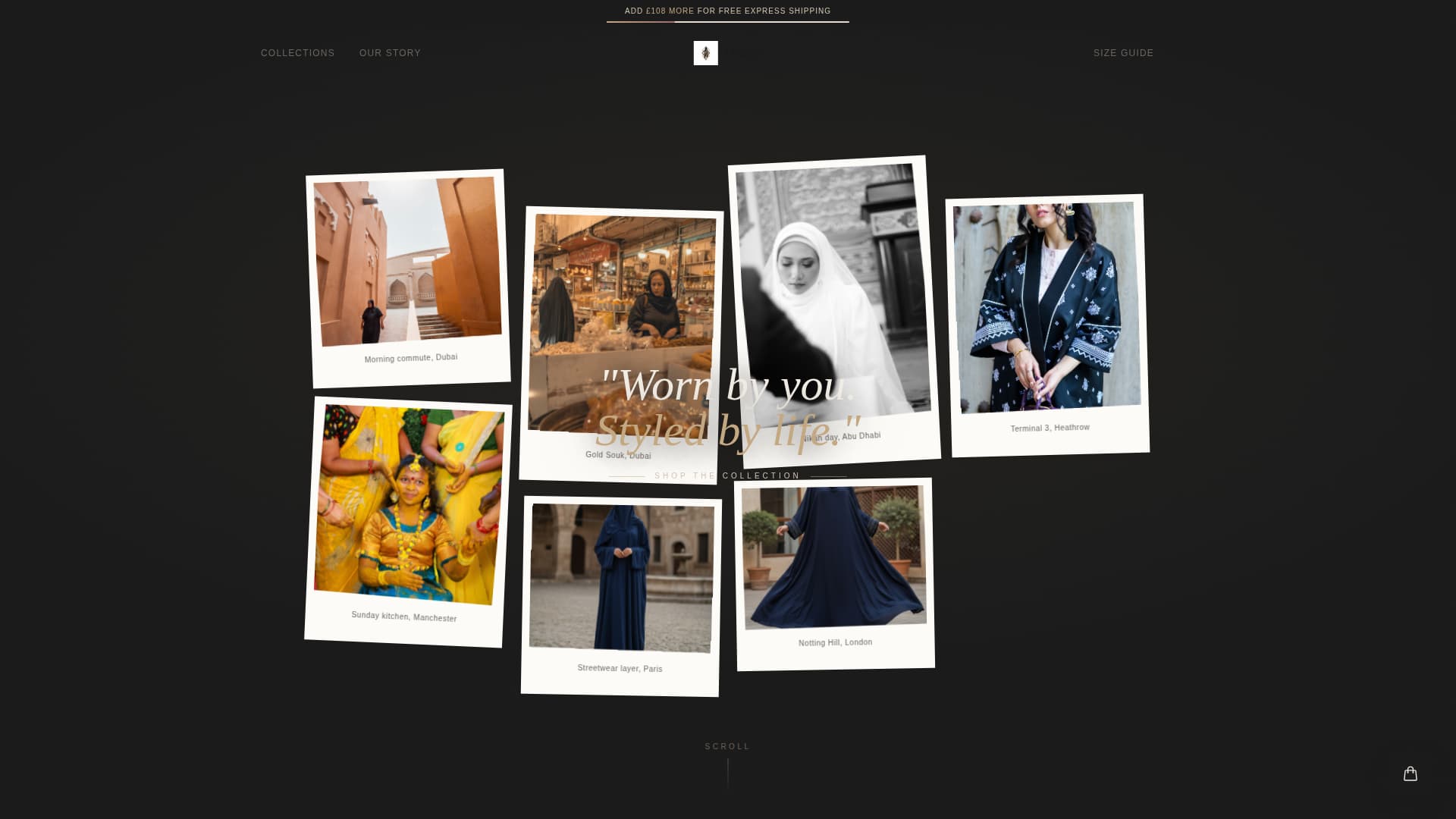 Middle Eastern Specialty Retail Blog Website Template