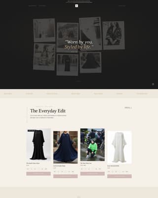 Middle Eastern Specialty Retail Blog Website Template
