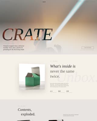 Grunge Fashion Pre-Launch Website Template