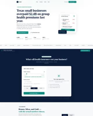 Coverage — Health Insurance Business Landing Page Template